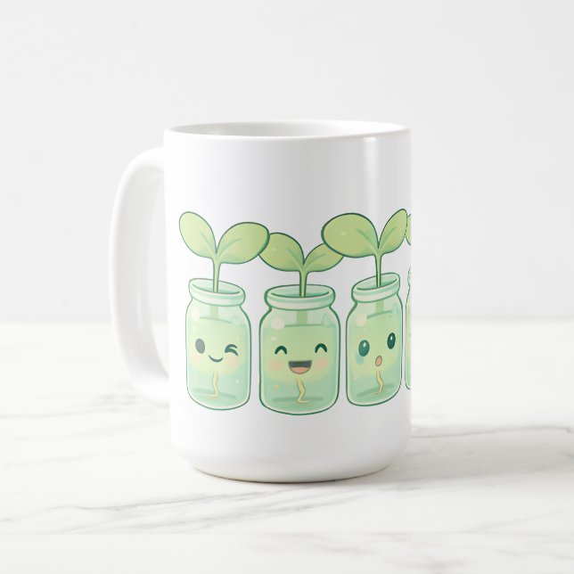 Mug Smiling Sprout Family (Devant gauche)