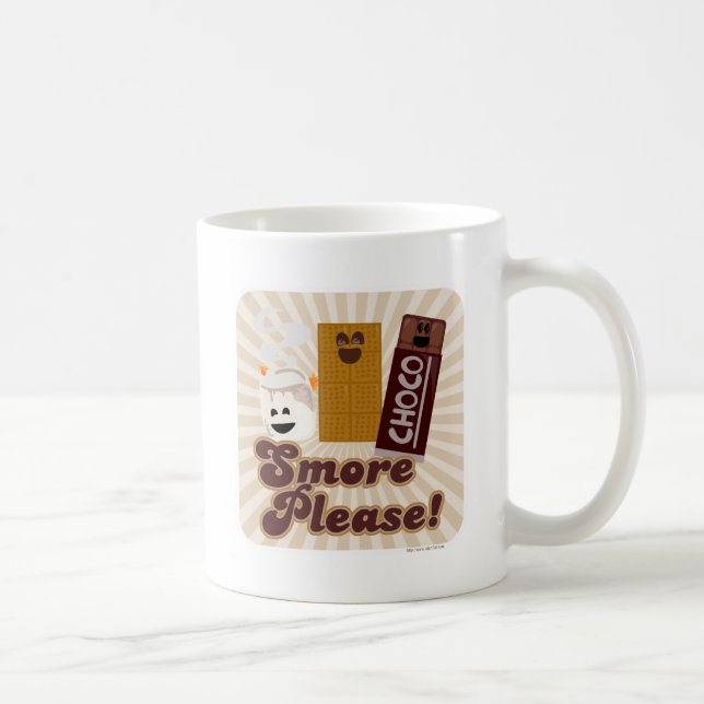 Mug Smore S'Il Vous Plaît S'Amuser Joli Dessert Design (Droite)