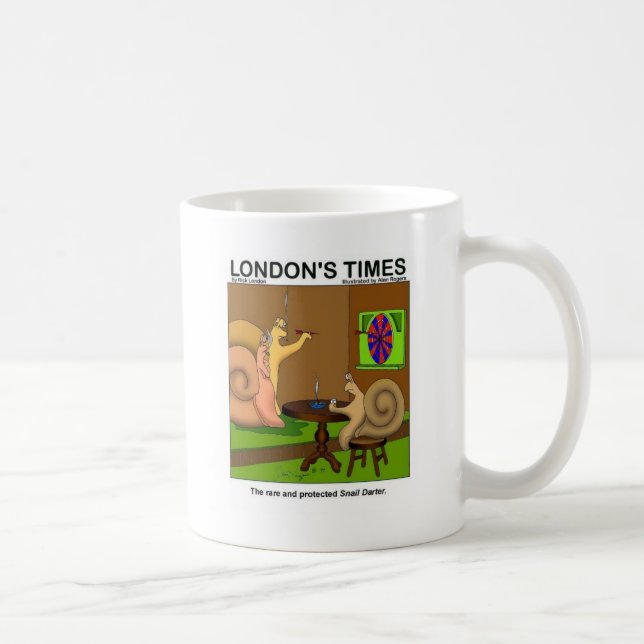 Mug Snail Darter Drôle Cartographie Cadeaux et Tee - s (Droite)