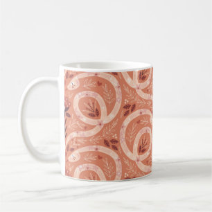 Mug Snake floral folk : Vintage symétrique