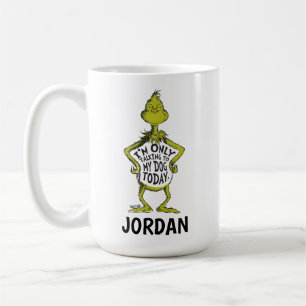 Mug Snarky Grinch   Drôle je ne parle qu'à mon chien T