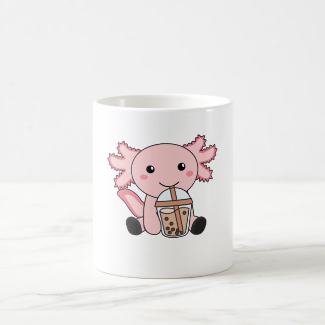 Mug Snaxolotl Axolotl Amateurs de thé à bulles Animaux (Centre)