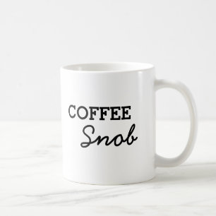 Mug Snob simple de café