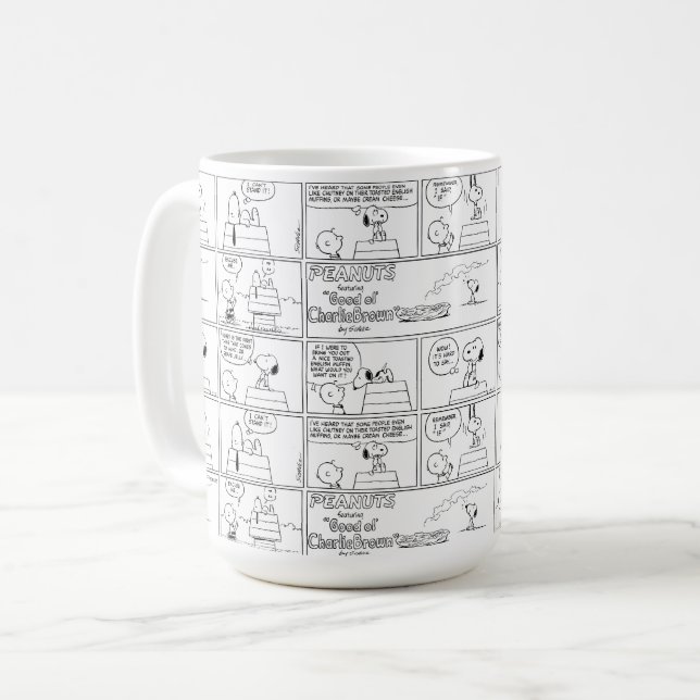 Mug Snoopy & Charlie Brown | Muffin anglais (Devant gauche)