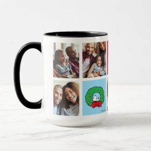 Mug Snoopy Christmas Wreath   Maman Photo Collage