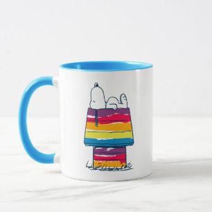 Mug Snoopy Rainbow Dog House