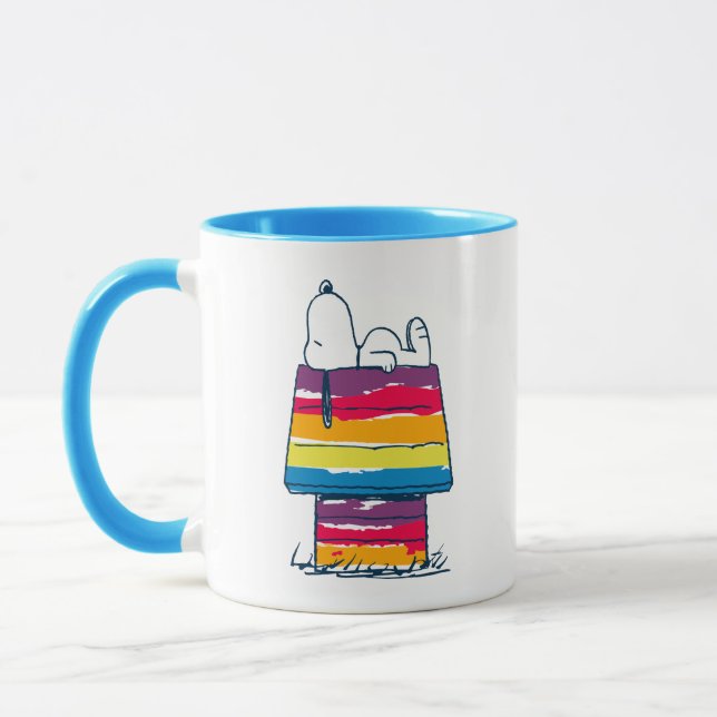 Mug Snoopy | Rainbow Dog House (Gauche)