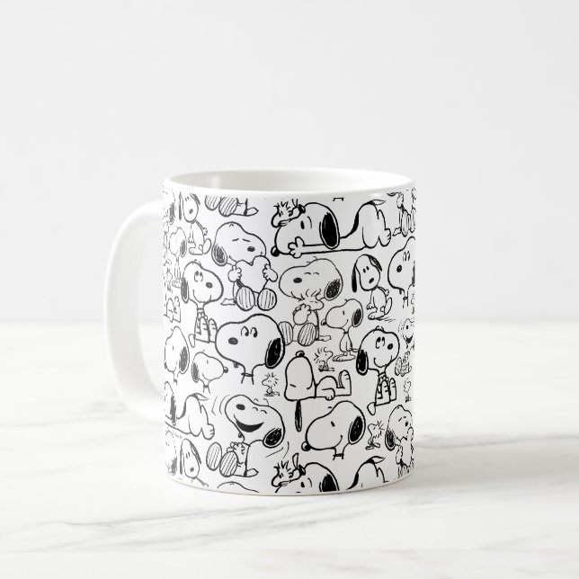 Mug Snoopy Smile Giggle Lauder Motif (Devant gauche)
