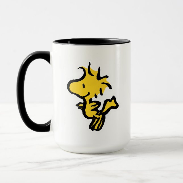 Mug Snoopy & Woodstock Fun & Flowers (Gauche)