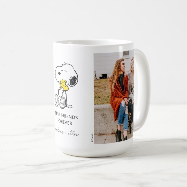 Mug Snoopy & Woodstock | Meilleurs Amis - Photo (Devant droit)