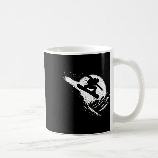 Mug Snowboard Cliff Snowboard Snowboard Distresse (Droite)