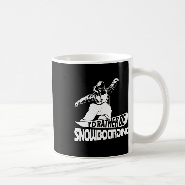 Mug Snowboard Shirt Planche À Neige Planche À Neige (Droite)