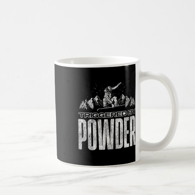 Mug Snowboard Snowboard Déclenché Par Poudre (Droite)