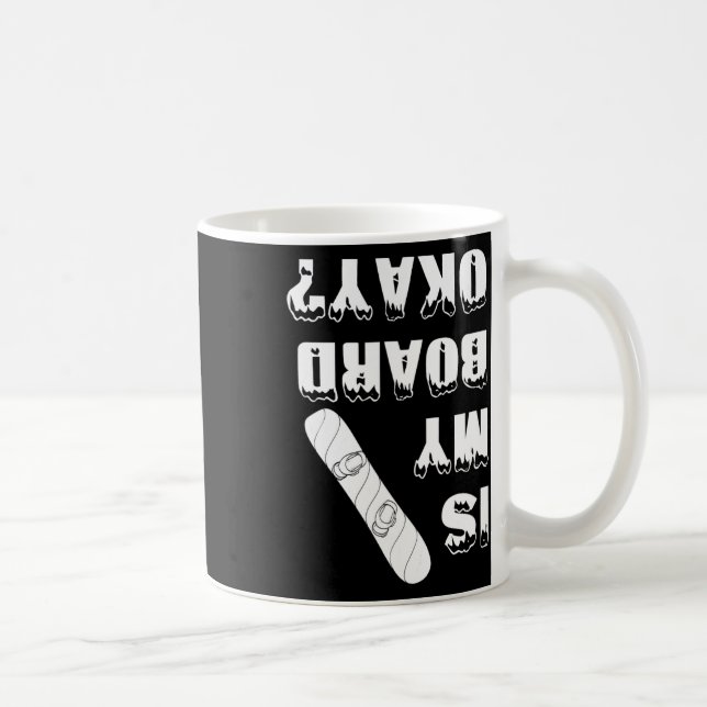 Mug Snowboard Snowboard Snowboardeur Hiver Sports F (Droite)