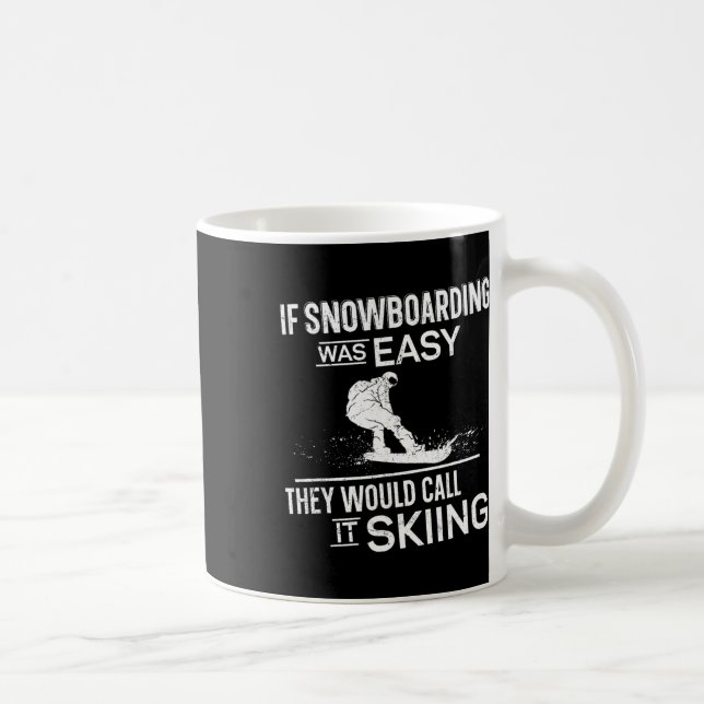 Mug Snowboard Snowboard Vintage 3 (Droite)