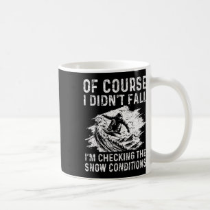 Mug Snowboard Snowboard Vintage Je ne suis pas tombé J