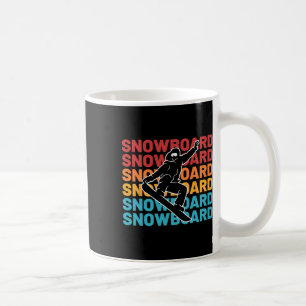 Mug Snowboard Sports Vintages Hiver Ski alpin Ski neig