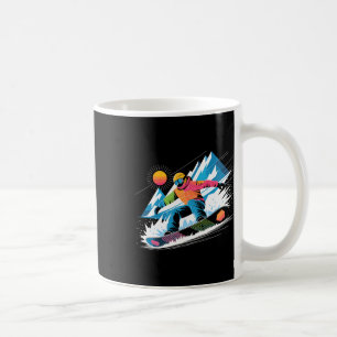 Mug Snowboarder Explorez Les Pistes Snowboard Lover