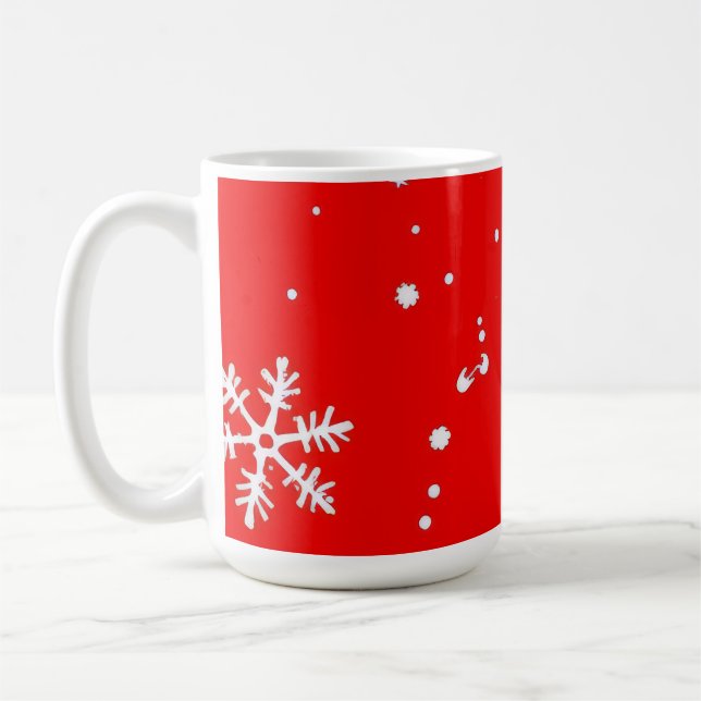 Mug snowflake design (Gauche)