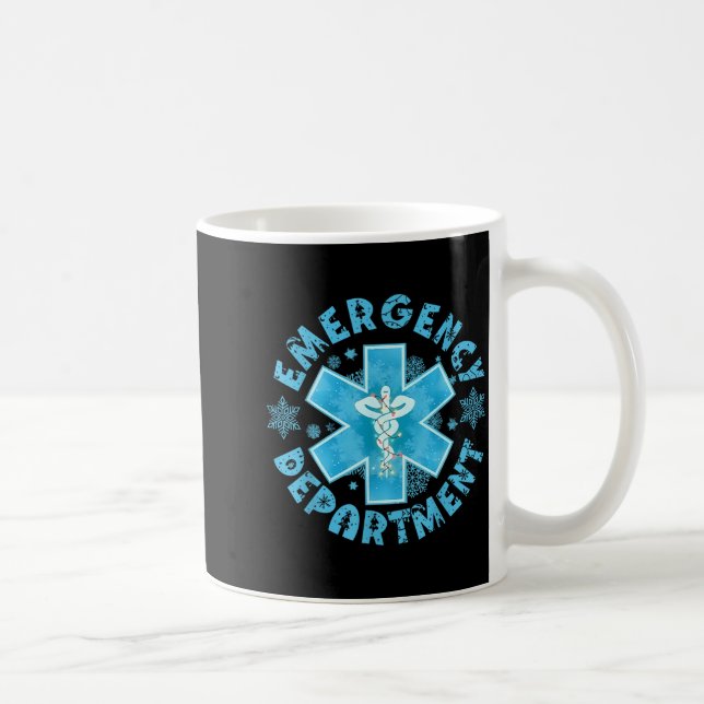 Mug Snowflake Emergency Department Winter Er Ed Nurse  (Droite)