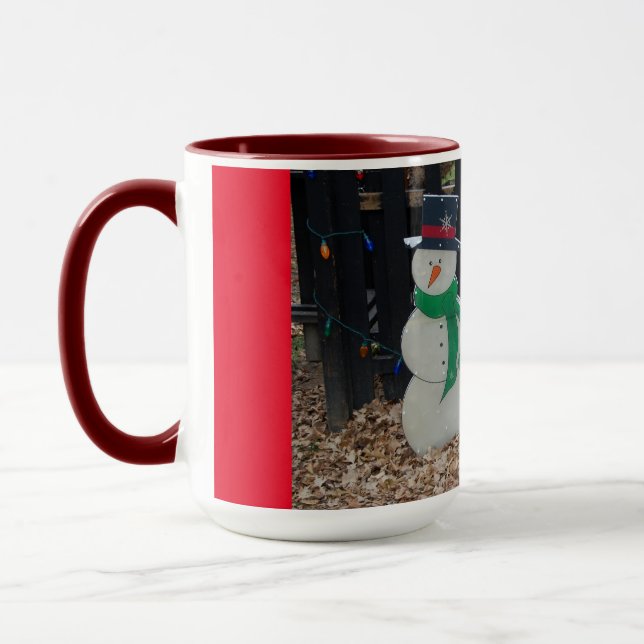 Mug Snowman à la ferme pour Noël (Gauche)