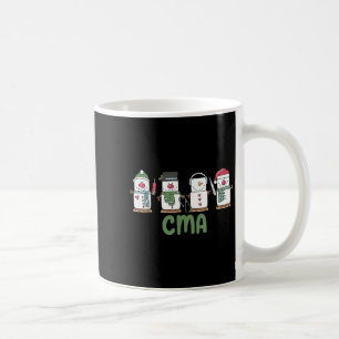 Mug Snowman Cma Nurse Noël Certifié Médicale Ista