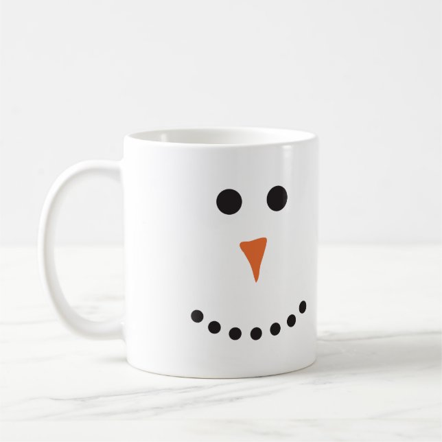 Mug Snowman personnalisé (Gauche)