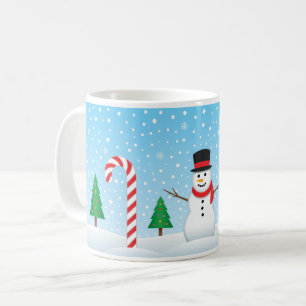 Mug Snowman & Sucre de canne Winter Wonderland