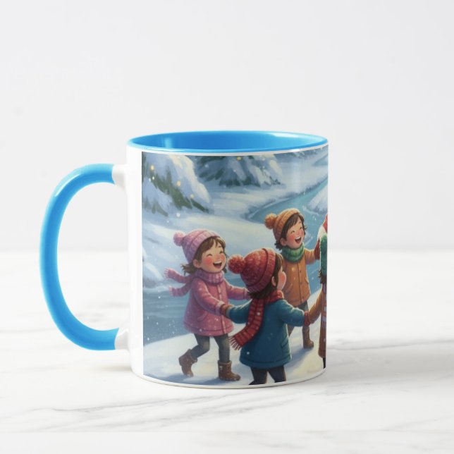 Mug Snowy Smiles-Winter Friends Adventure (Gauche)