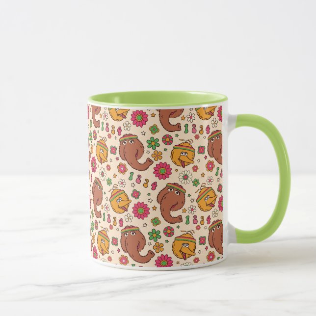 Mug Snuffleupagus et Big Bird Super Flower Motif (Droite)