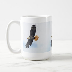 Mug Soaring Bald Eagle Wildife Photo Art