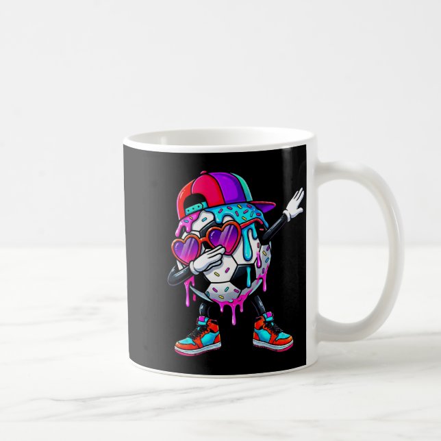 Mug Soccer Ice Cream Drip Dabbing Sprinkles Srts Boys  (Droite)