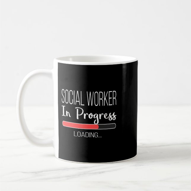 Mug Social Worker Work Student MSW Masters Don In Pro (Gauche)