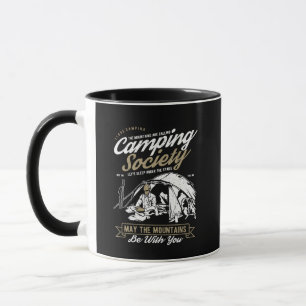 Mug Société de camping Que les montagnes soient avec v