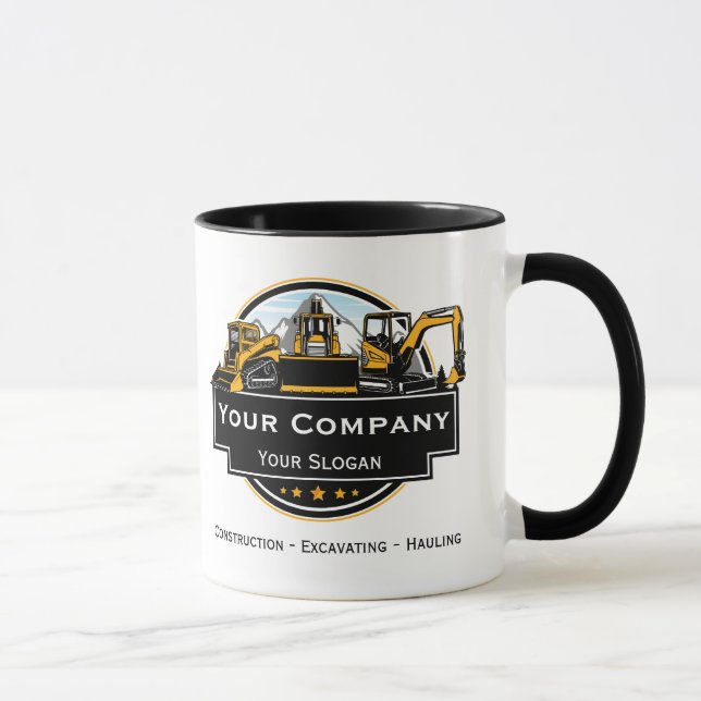 Mug Société de construction d'équipement lourd profess (Droite)
