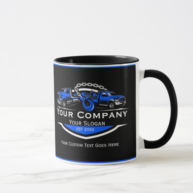 Mug Société professionnelle de remorquage, service de  (Droite)
