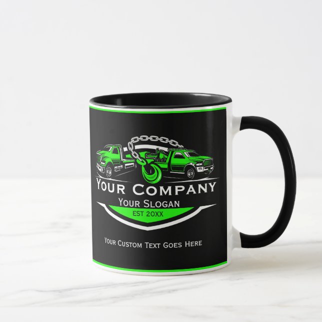 Mug Société professionnelle de remorquage, service de  (Droite)