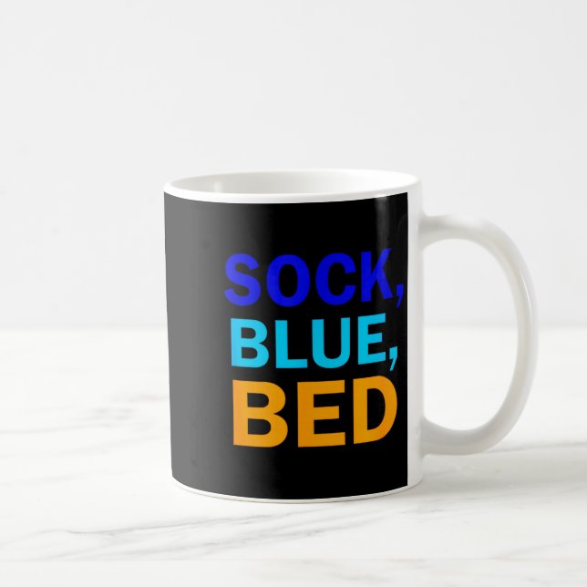 Mug Sock Blue Bed _ Awesome Sock Blue Bed  (Droite)