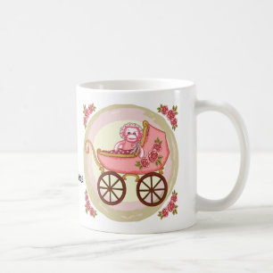 Mug Sock Monkey Baby Girl Buggy
