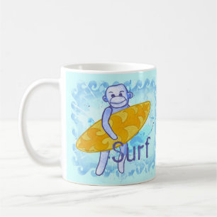 Mug Sock Monkey Surfer mufer