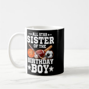 Mug Sœur All Star du garçon d'anniversaire Sketll Socc