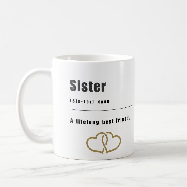 Mug Soeur - Meilleur Ami Pour Toute La Vie (Gauche)