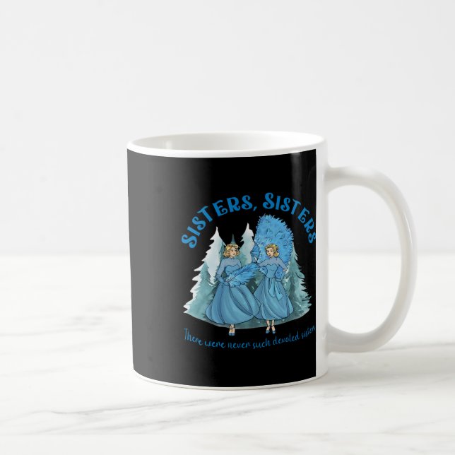 Mug Soeurs Pajamas Fête Vidéo de Noël blanc 1954 (Droite)