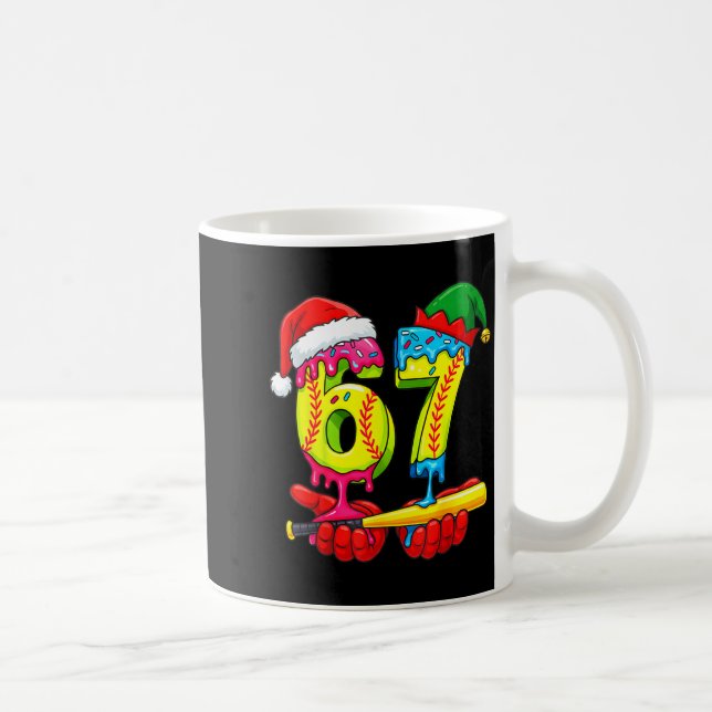 Mug Softball 67 Ice Cream Drip Six Seven Boys Funny Ch (Droite)
