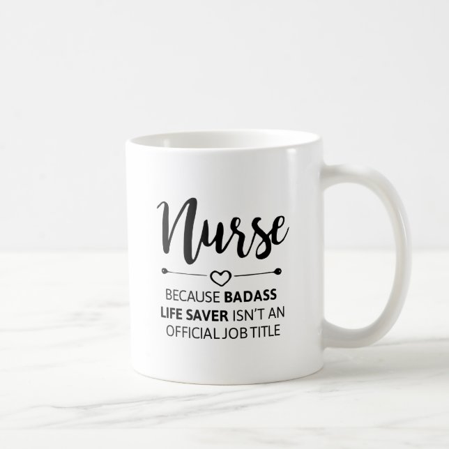 Mug Soignez puisque la vie de Badass (Droite)
