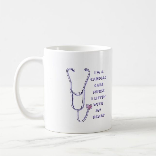 Mug Soins cardiaques Infirmière Coeur (Gauche)