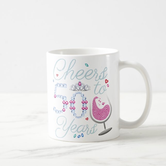 Mug Soirée de 50 ans 50e anniversaire (Droite)