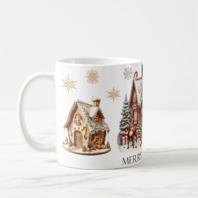 Mug Soirée de Noël moderne (Gauche)