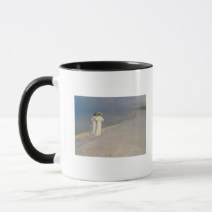 Mug Soirée d'été sur la plage du sud de Skagen