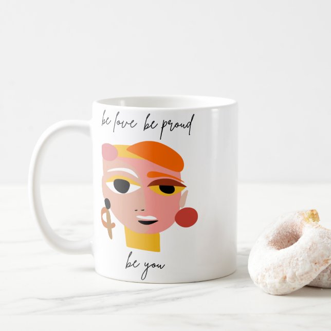 Mug Sois Amoureux Sois Fier Sois Toi (Avec donut)